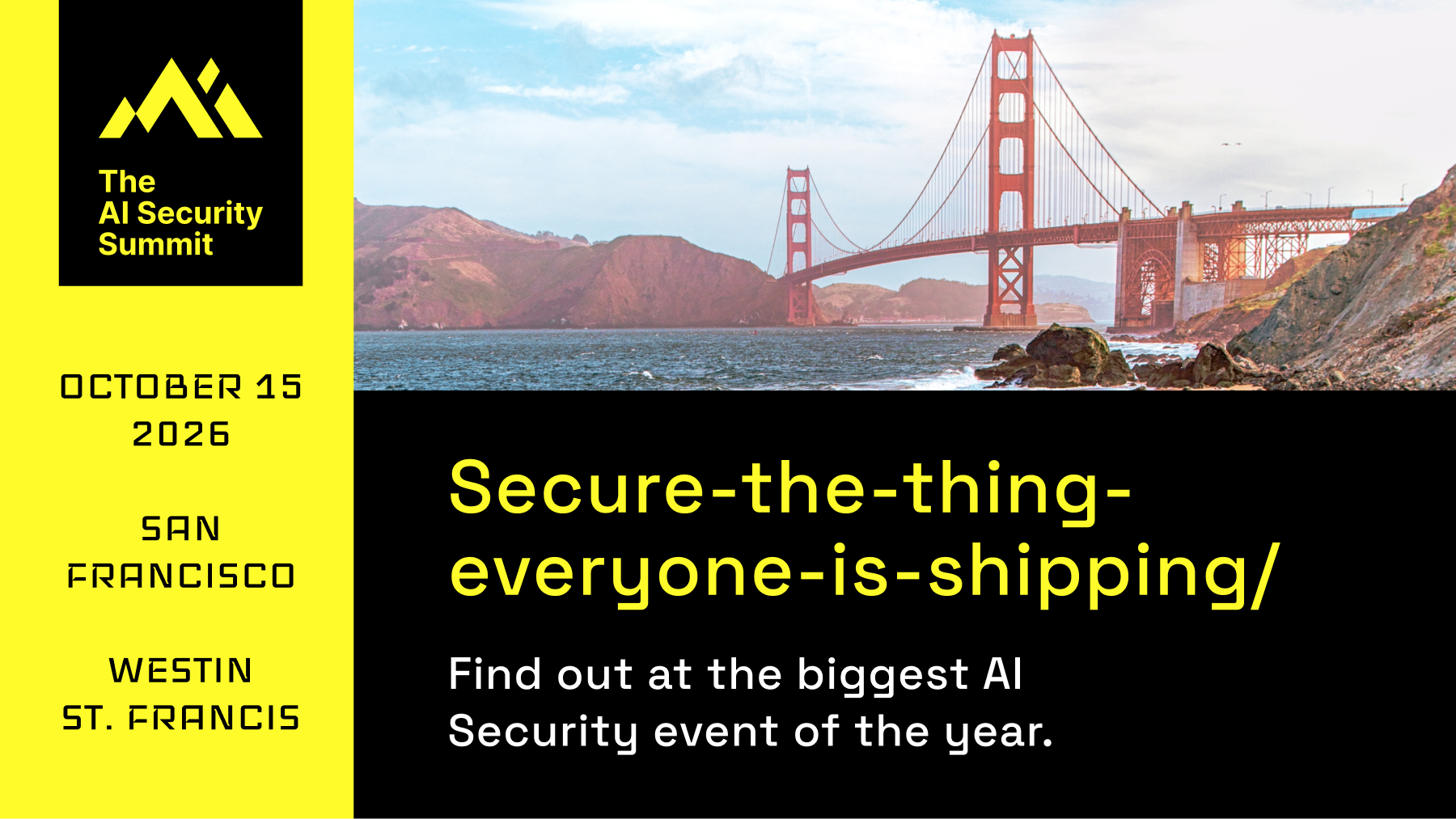 AI Security Summit - San Francisco logo